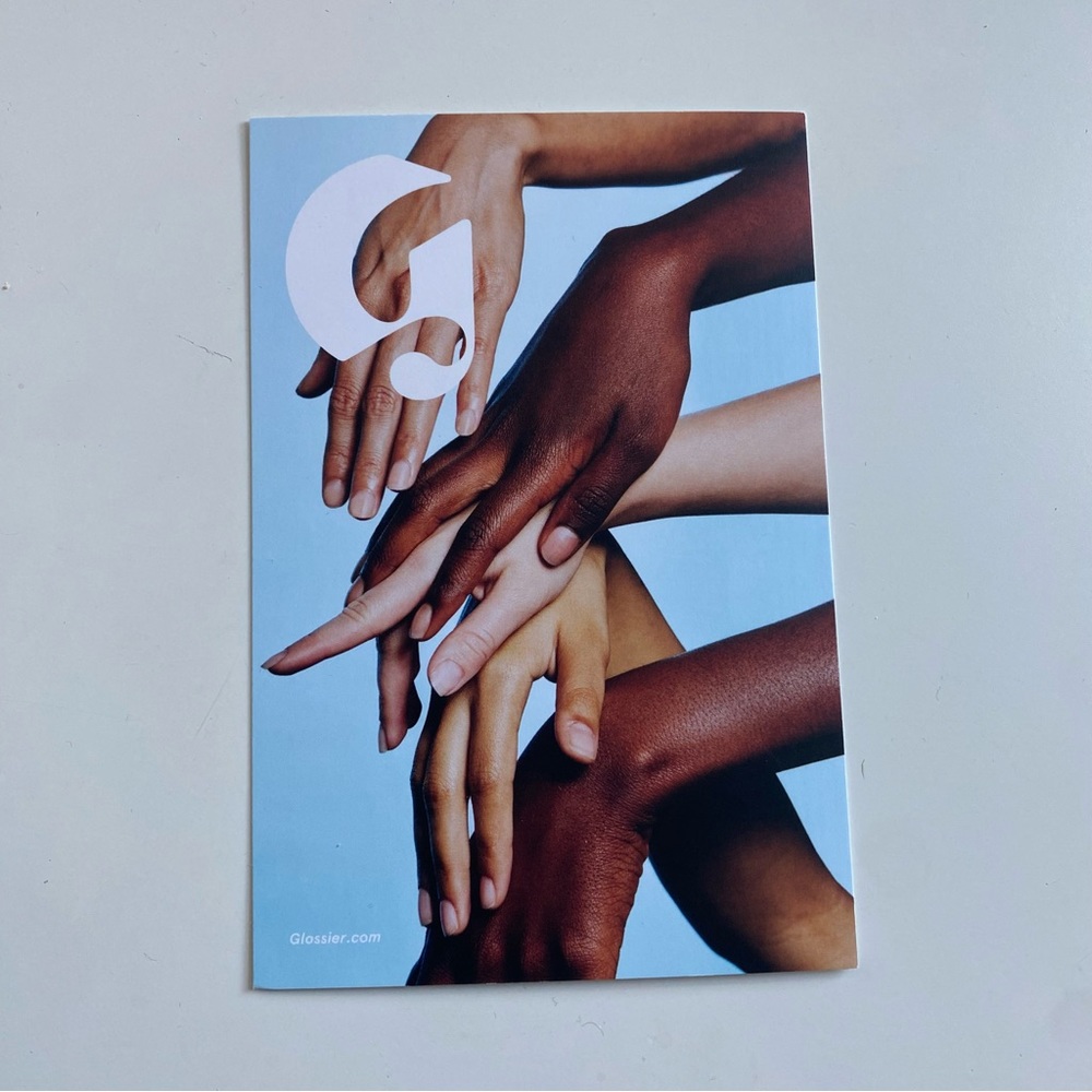 [NWT] Glossier Skincare Card